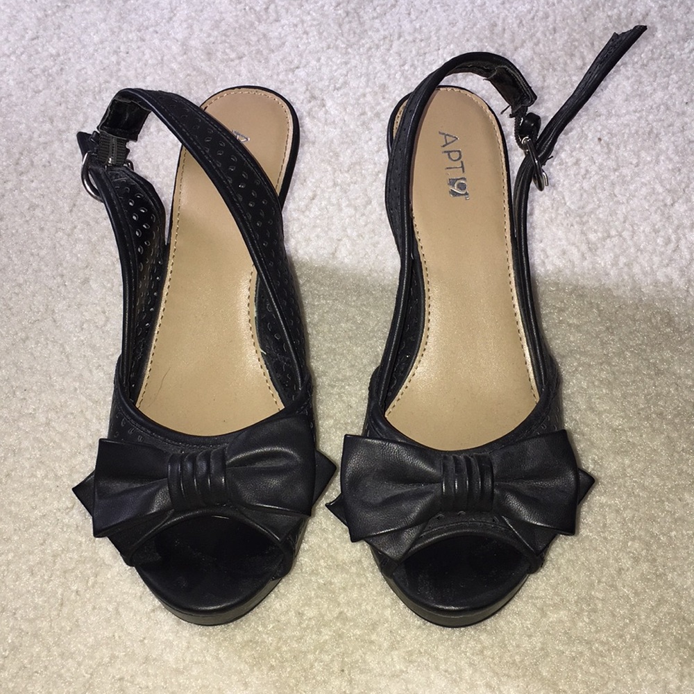 Black heels
